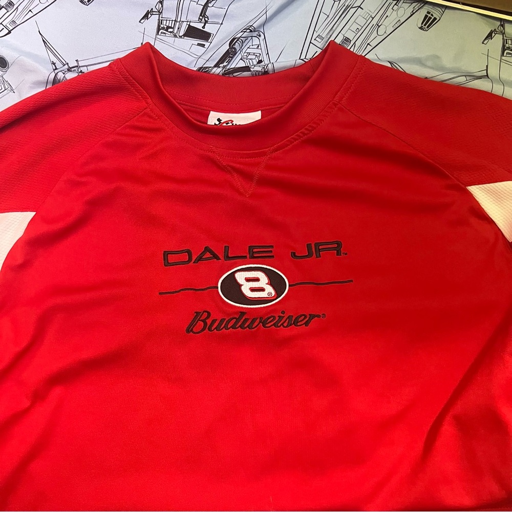 Chase Authentics Dale Earnhardt Jr. Budweiser 8 NASCAR Shirt
